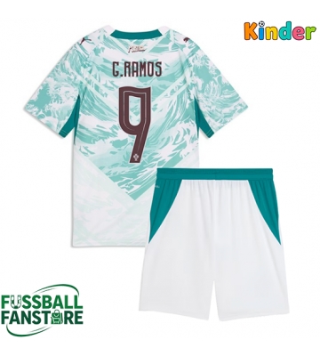 Portugal Goncalo Ramos #9 Replik Auswärtstrikot Kinder WM 2026 Kurzarm (+ Kurze Hosen)